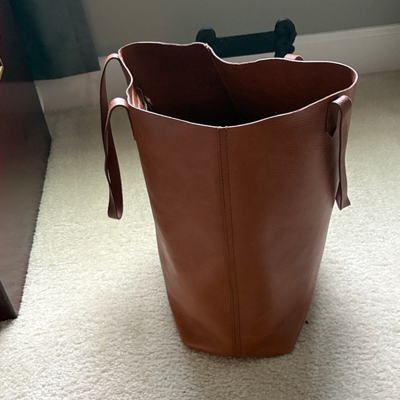 Madewell Brown Leather Tote - Picture 3 of 5